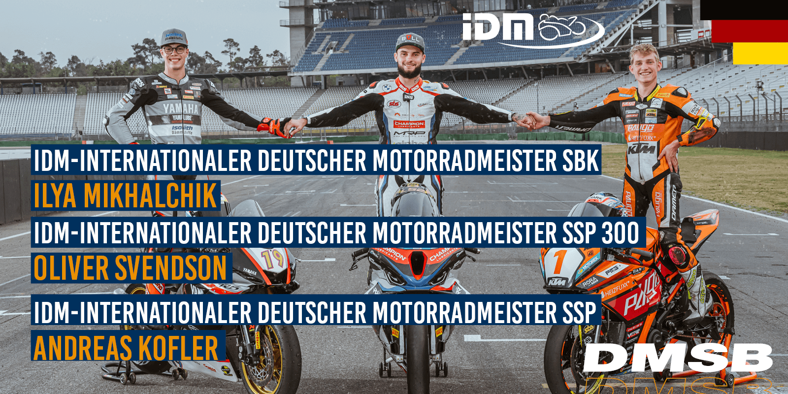 IDM-Internationale Deutsche Motorrad-Meister 2024 Superbike, Supoersport und Supersport 300