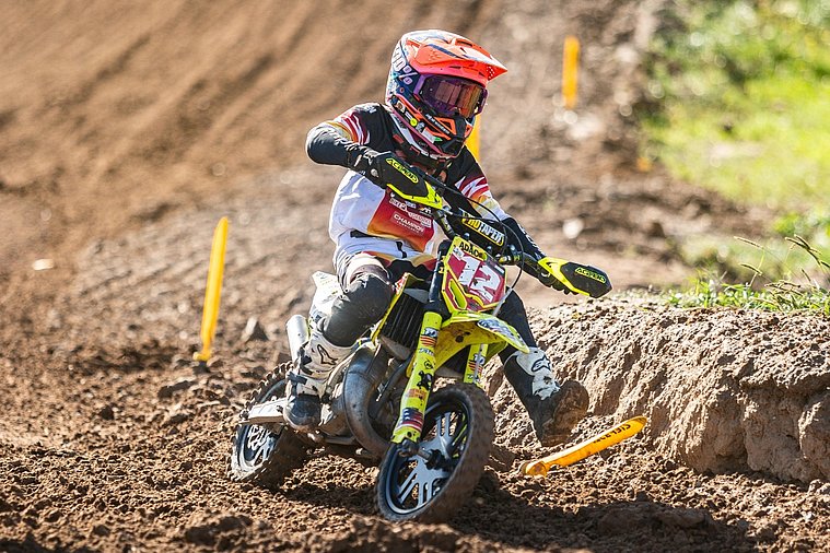Gohlke mit der perfekten Saison Gohlke auf seinem Motorrad im Rennen