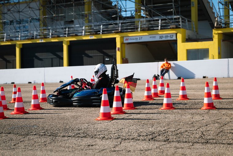 FIA Motorsport Games 2024 - Louis Stange, Kart Slalom