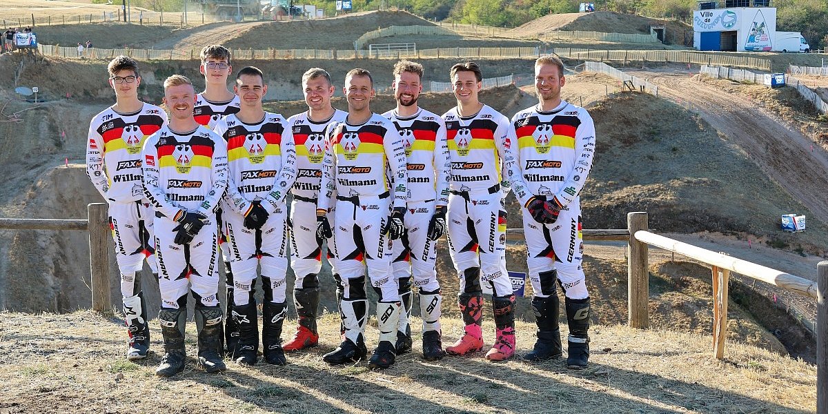 Sidecar and Quadcross of Nations 2026, Team Germany Gruppenfoto der deutschen Nationalmannschaft vom Sidecar and Quadcross of Nations 2026.